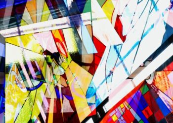 His Ode to N.Y.C.’s Magic Starts With Stained Glass