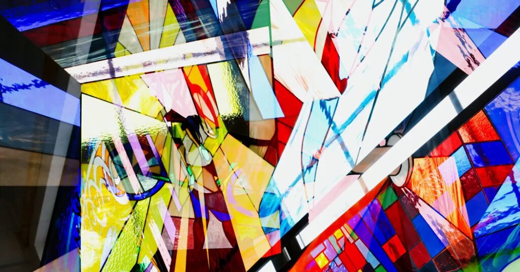His Ode to N.Y.C.’s Magic Starts With Stained Glass