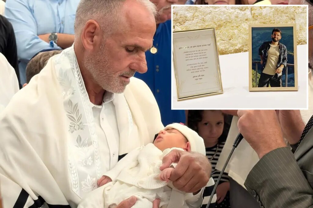 Parents of Israeli hostage slain by Hamas welcome baby boy born from egg frozen 25 years ago
