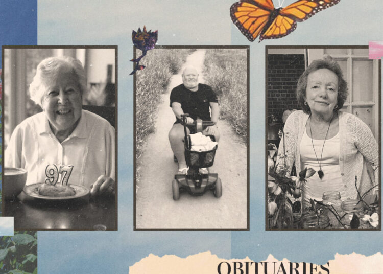 The pastry chef who motorcycled nude across Canada, and other lives we’ve lost