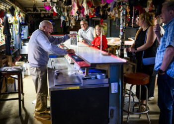 Last call? Not for this 103-year-old bartender.