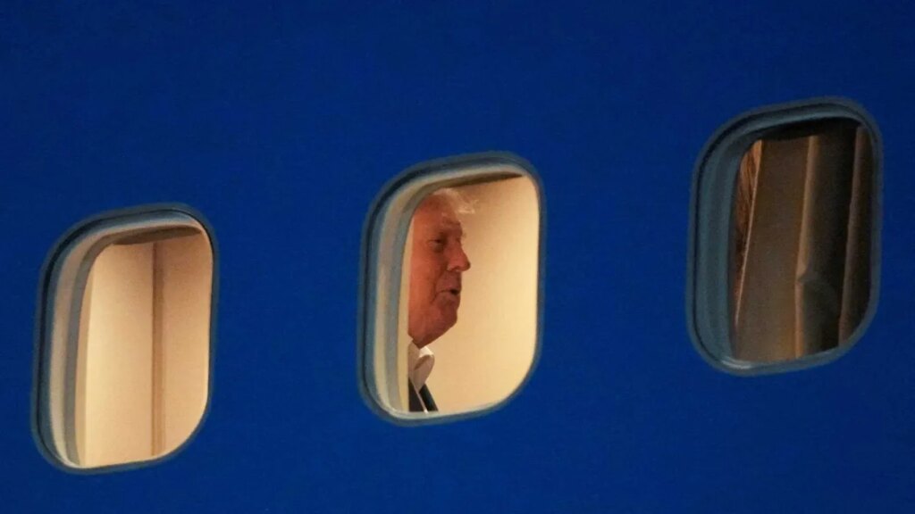 ‘What the hell?’ Trump stuns after being spotted ‘slumped over’ and ‘struggling to walk’