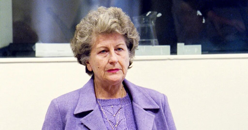 The Only Woman Charged With War Crimes in the Balkan Wars Has Died