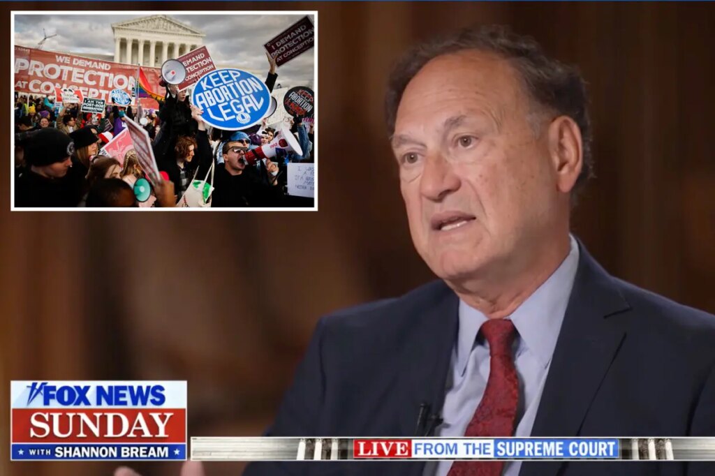 Justice Alito says it was ‘perfectly clear’ Constitution didn’t grant right to abortion