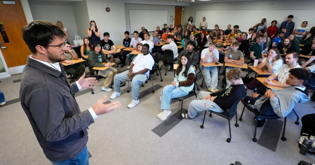 For college students on the cusp of adulthood, despair over future fuels political anxiety