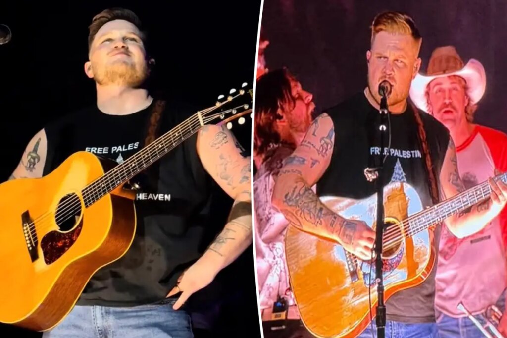 Zach Bryan breaks Gillette Stadium record while wearing ‘Free Palestine’ shirt for second time