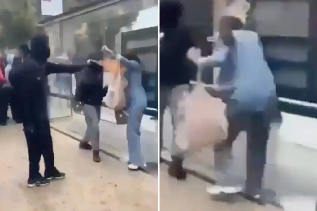 Boy, 15, arrested after being caught on video blasting fire in woman’s face during France’s student riots