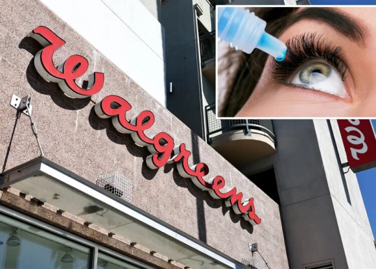 More than 500K Walgreens-branded eye drops recalled over sterility concerns