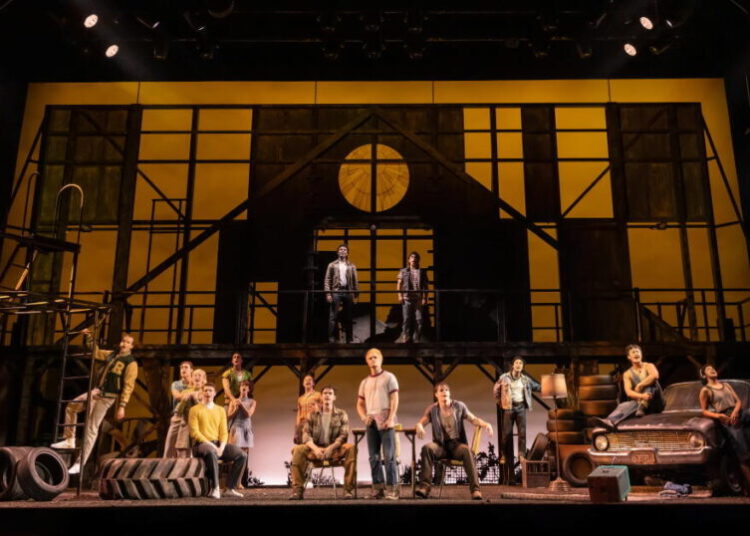 Musical performances and glorious staging rescue touring production of ‘The Outsiders’