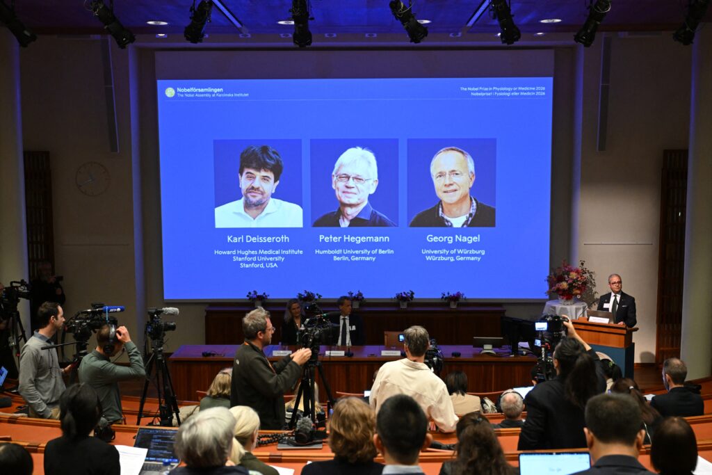 Nobel for medicine awarded to 3 scientists for work that helps map the brain