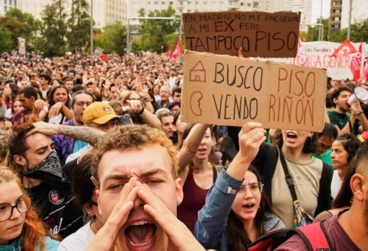 Spain’s lefty government evicted an 87-year-old woman from her home of 70 years and thousands of protesters took the streets