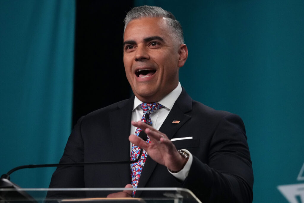 Republican in toss-up House race says he won’t be a ‘rubber stamp’