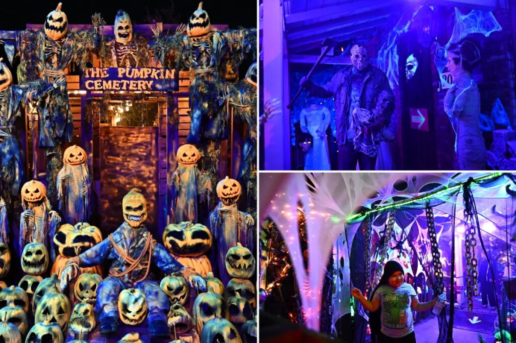 Halloween already in full swing in Burbank as suburb’s homes transform into haunted houses