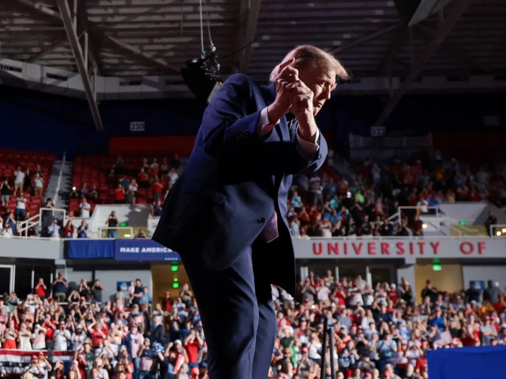 ‘I don’t get it’: GOP bewildered as Trump rallies in states that aren’t even competitive