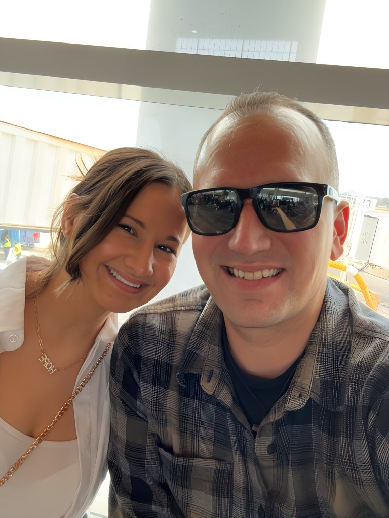 Gypsy Rose Blanchard and her late husband, Ken Urker, taking a selfie together.