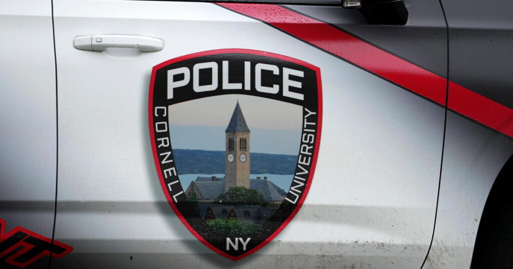 Cornell University building sprayed with graffiti blasting school’s response to gang rape complaint