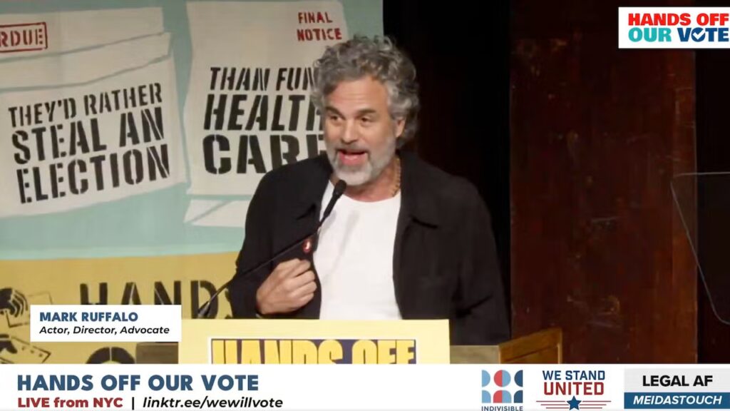 Mark Ruffalo Threatens to ‘Hulk Out’ While Torching Trump Over Voter Rights