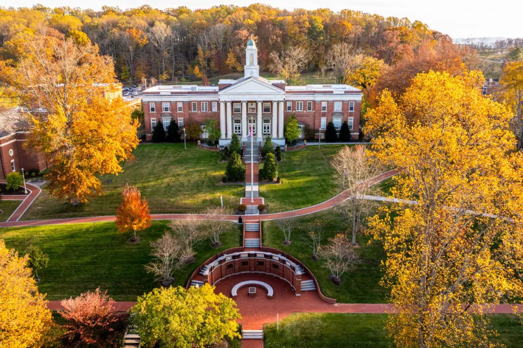 Emory & Henry University is pictured in Emory, Virginia. Emory & Henry University in Virginia cut tuition roughly in half to $19,990 this fall as part of a growing wave of colleges lowering sticker prices to attract students.