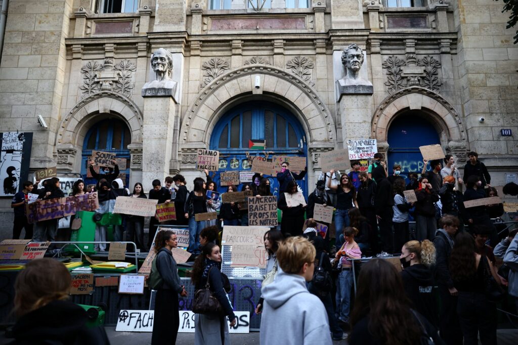 Hundreds of French schools shut as students revolt against poor conditions
