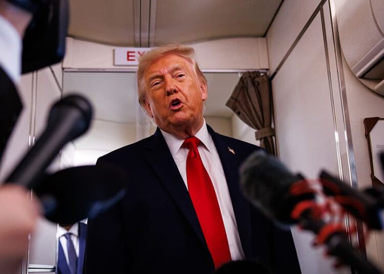 POLITICO Blocked From Traveling With Trump on Air Force One Amid Battle Over Media Access