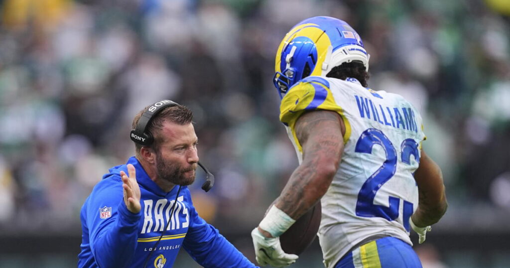 Sean McVay says he addressed Rams assistant coaches’ behavior toward Eagles fans. ‘We’ll be better’