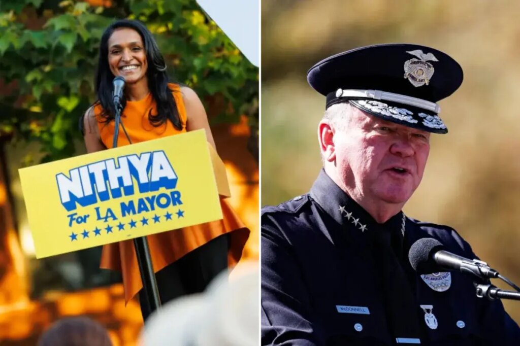 Nithya Raman was for LAPD Chief Jim McDonnell before she was against him