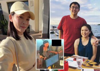Husband of alleged Chinese spy who stalked Taiwanese president’s son for communist regime dodges questions at court