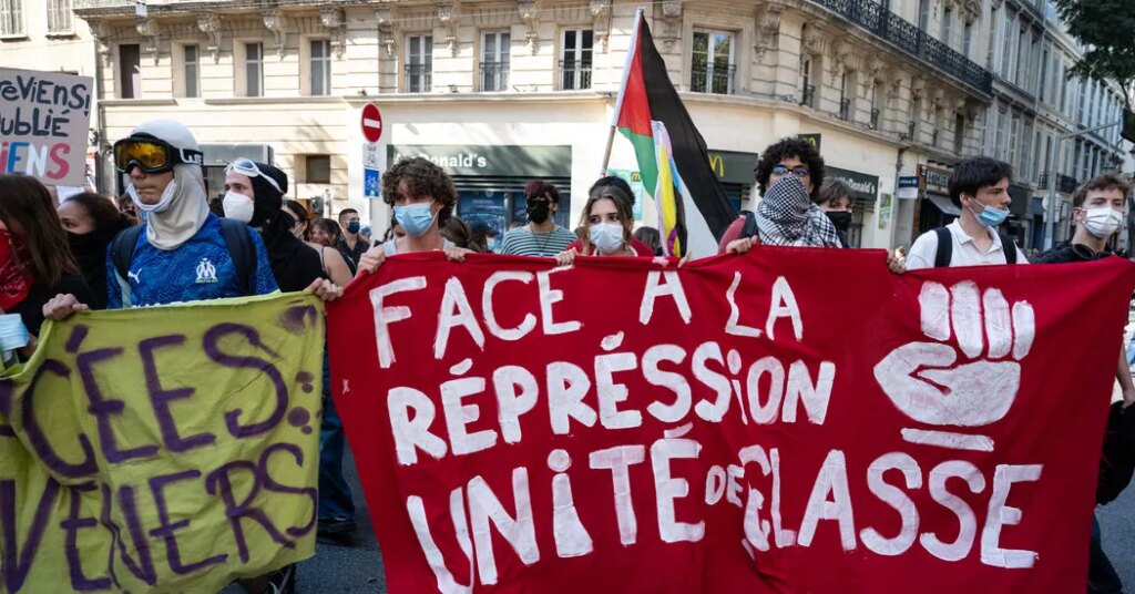 France Set for Nationwide Strikes, as School Protests Escalate
