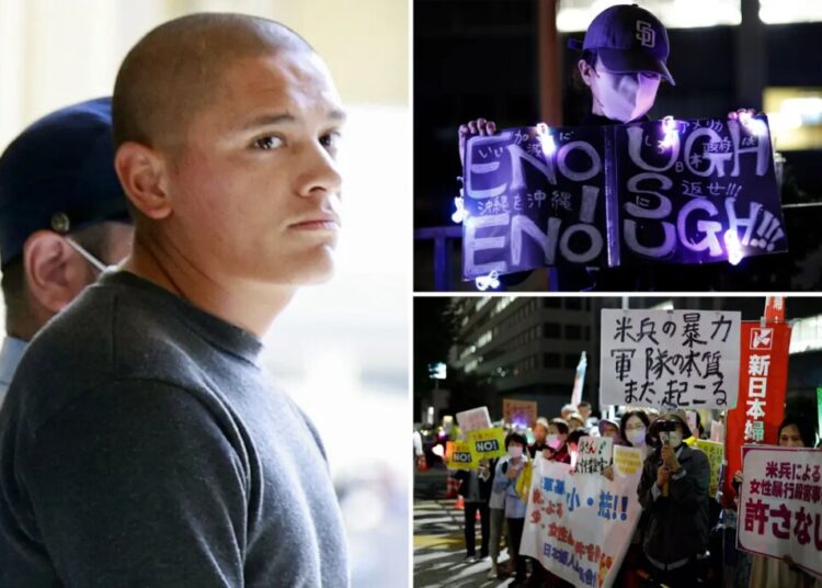 Anger in Japan grows after US Marine is arrested over the killing of woman on Okinawa