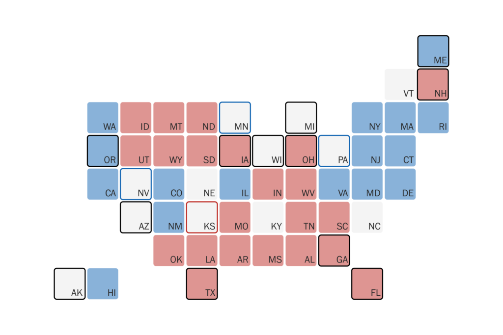 GOP is at risk of significant state legislative losses, Post analysis finds