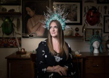 This art teacher makes stunning Halloween costumes, despite chronic pain