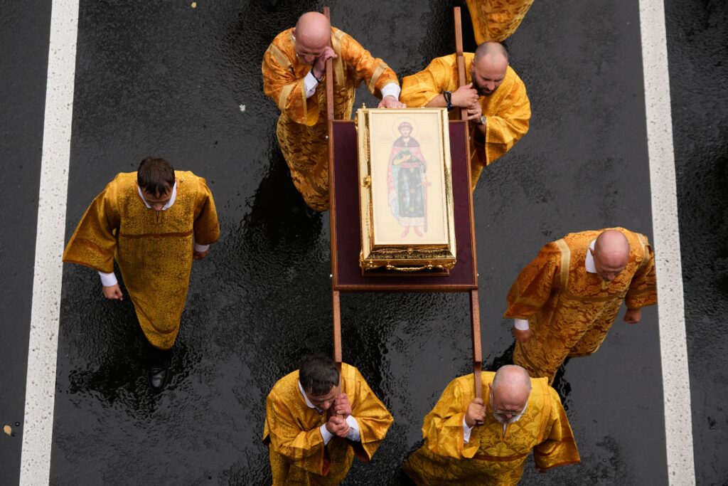 The mysterious case of Russian troops and a saintly hand fragment