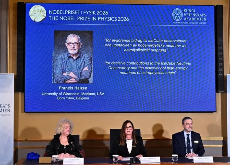 Nobel Prize in Physics Is Awarded to Francis Halzen for Work on Neutrinos