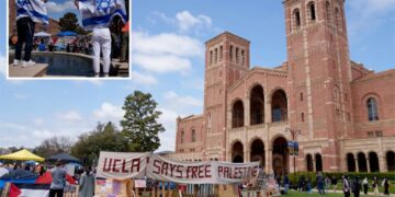 Students at LA top college plot ‘depraved’ stunt to mark massacre that shocked the world