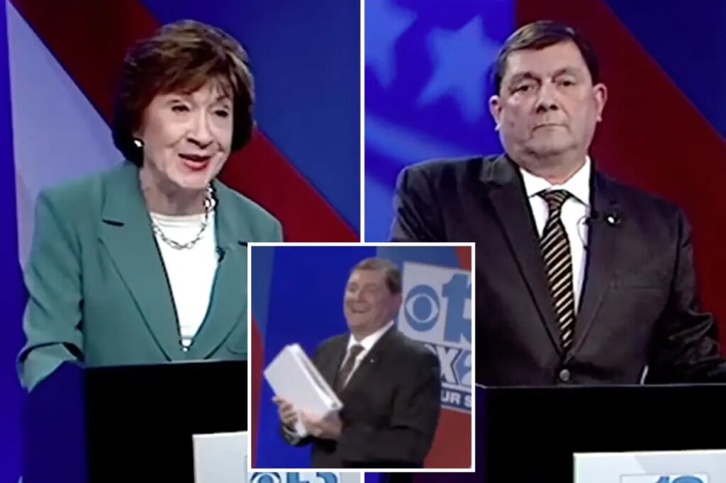 Troy Jackson trashes voter ID requirement, relies on big fat binder of notes in first Maine Senate debate with Susan Collins