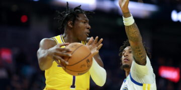 Adou Thiero aims for bigger Lakers role after injury-marred rookie season