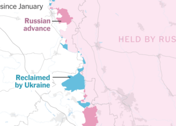 Ukraine Claws Back Land in the Donbas, Thwarting a Russian Push