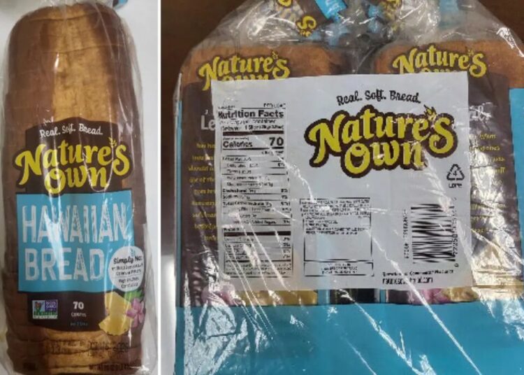 Popular bread recalled across the country due to milk allergy