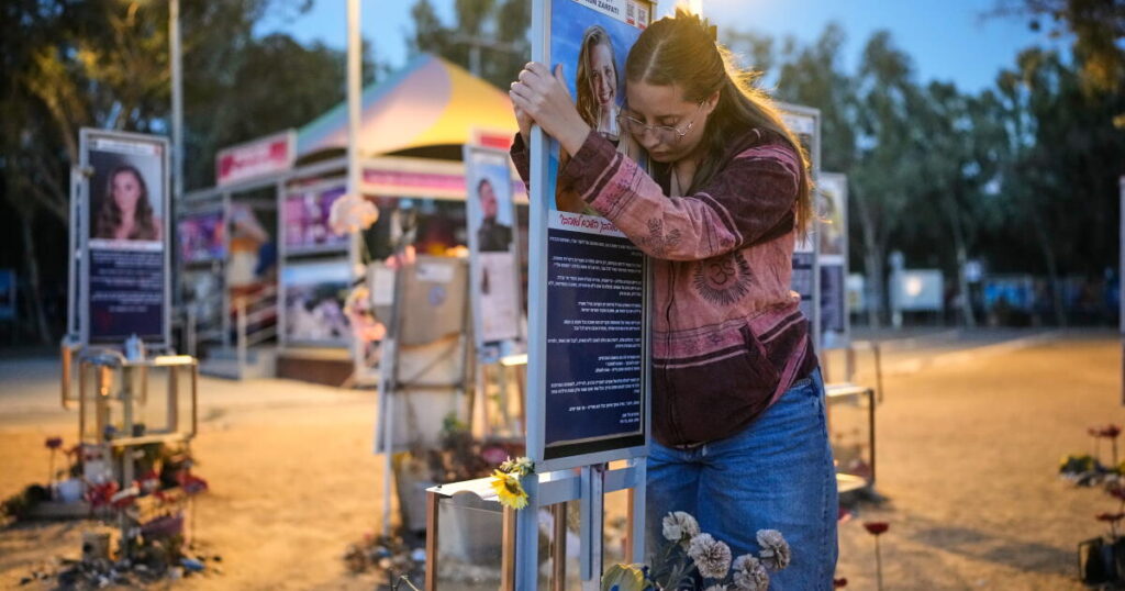 Israelis mourn Oct. 7 attack as Palestinians in Gaza languish in ruins of the war it sparked