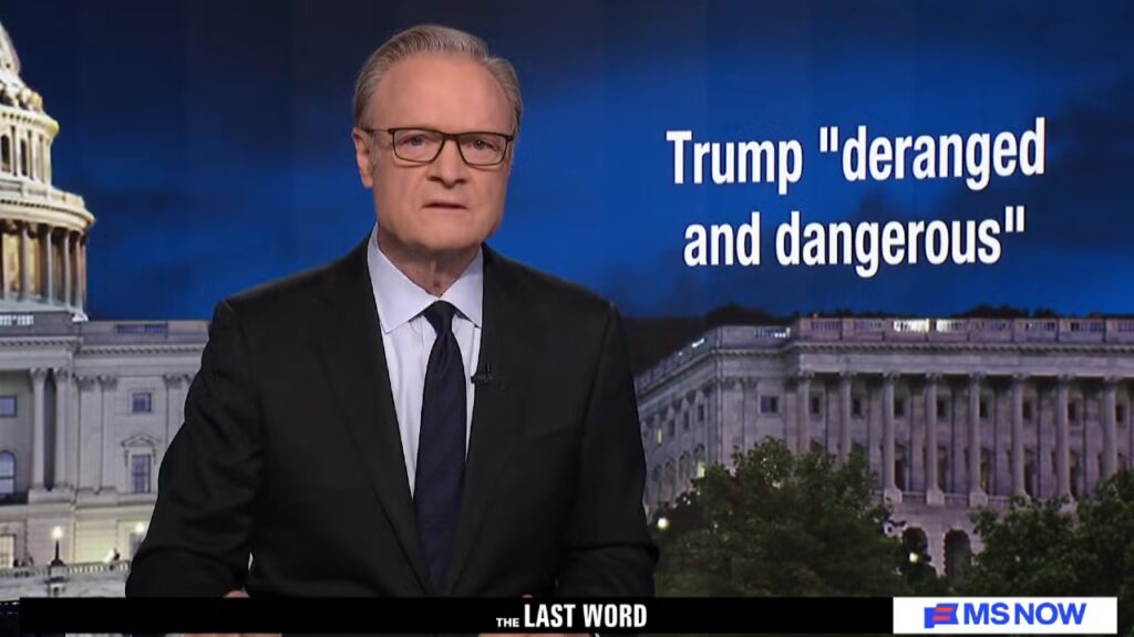 Lawrence O’Donnell Declares Trump ‘Insane’ After Iran War Threat to LA and San Diego