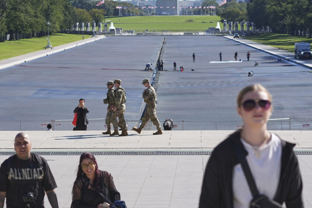 Trump says Reflecting Pool will be refilled this week, but work is ongoing