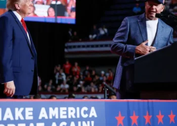 Trump fact-checked to his face by guest during rally: ‘I don’t think so, Mr. President’