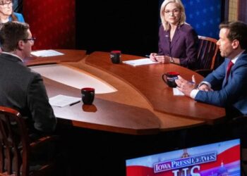 Iran War, Trump, Taxes: 5 Takeaways From the First Iowa Senate Debate