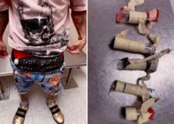 Flight passenger’s odd appearance at major US airport leads officers to wild discovery
