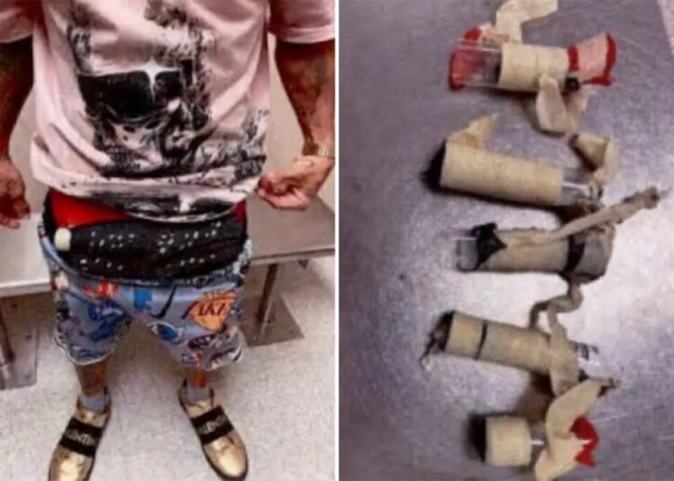 Flight passenger’s odd appearance at major US airport leads officers to wild discovery