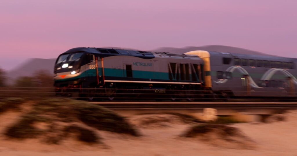 SoCal’s famed coastal railroad may have to move to survive rising seas. How could it happen?