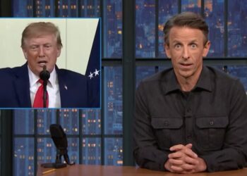 Seth Meyers Concedes Trump Rallies Are Longer Than Biden’s – Because Biden ‘Never Did a Tight 5’ on Stairs and Ramps