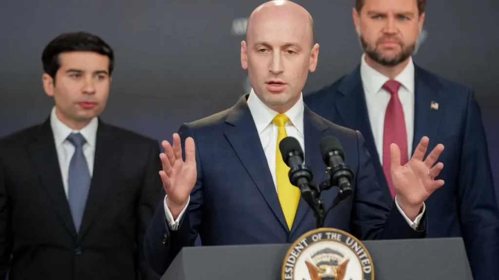 Stephen Miller made ‘unusual’ FBI visit just days before wife’s critic was charged: report