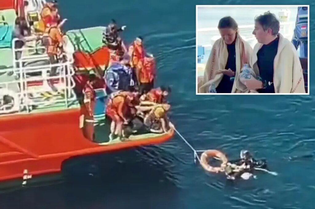 Missing tourists miraculously found 24 hours after disappearing on diving trip
