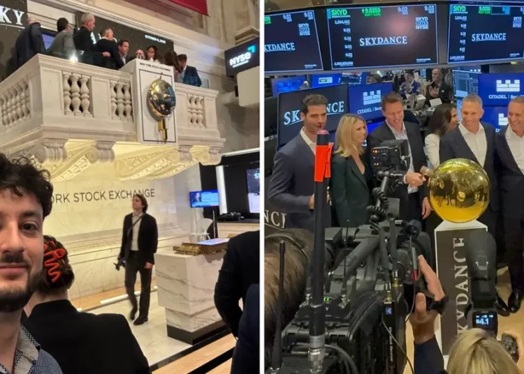 What I saw as David Ellison’s Skydance rang the opening bell at the New York Stock Exchange